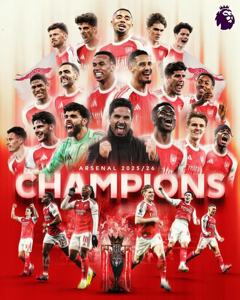 Kết quả đó giúp Arsenal đã chính thức lên ngôi vô địch Ngoại hạng Anh sớm 1 vòng Kết quả đó giúp Arsenal đã chính thức lên ngôi vô địch Ngoại hạng Anh sớm 1 vòng